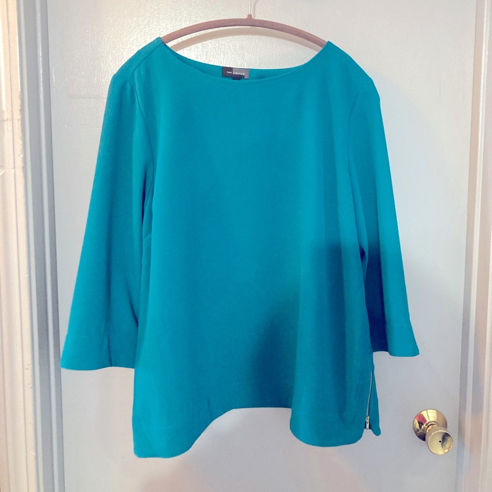 Teal blouse